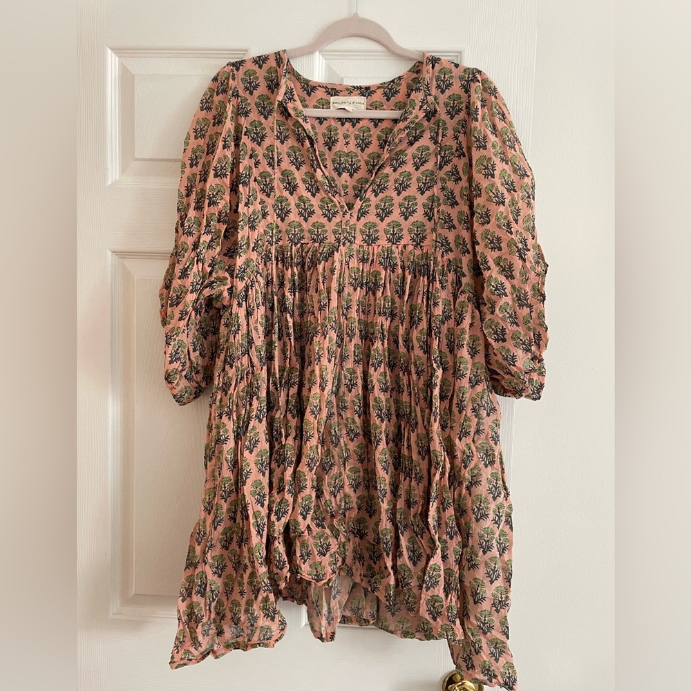 Daughters Of India “Kyra Dress” in Himalayan Salt
